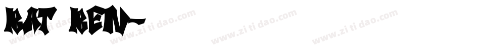 Bat ben字体转换